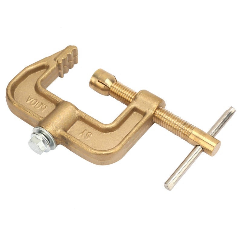 Simlug Welding Earth Clamp 500A Brass Material Classical G Shape Ground Welding Earth Clamp for Welding Machine - Image 4